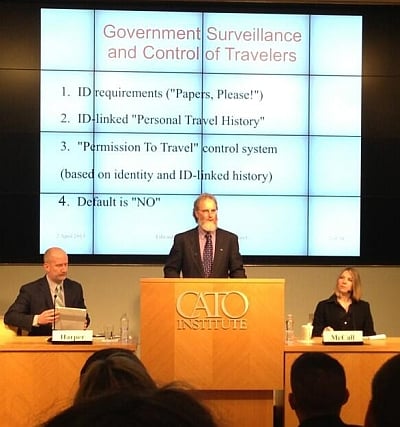 Edward Hasbrouck on C-SPAN at the Cato Institute